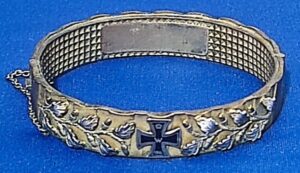 Pulseira Cruz de Ferro Patriótica Imperial Alemã - Feminina - 1914